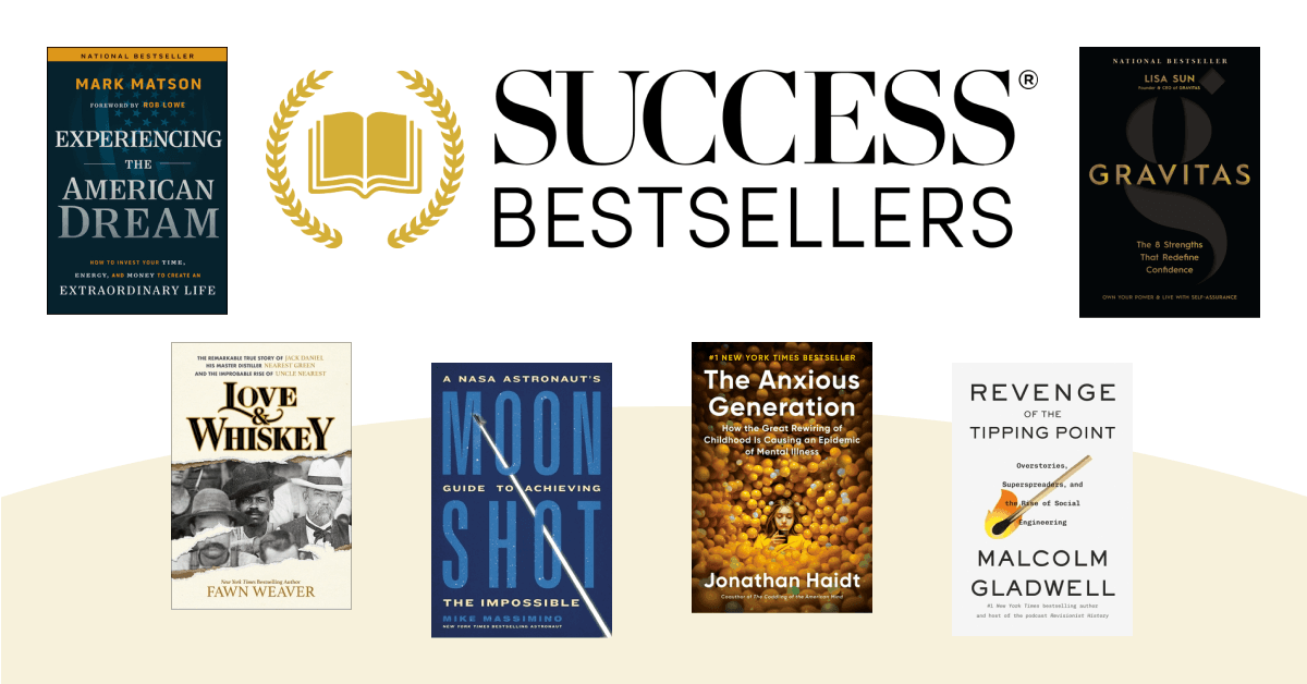 SUCCESS® Platform Reveals Weekly Bestseller Lists, Highlighting Trends in Resilience and Women's Leadership