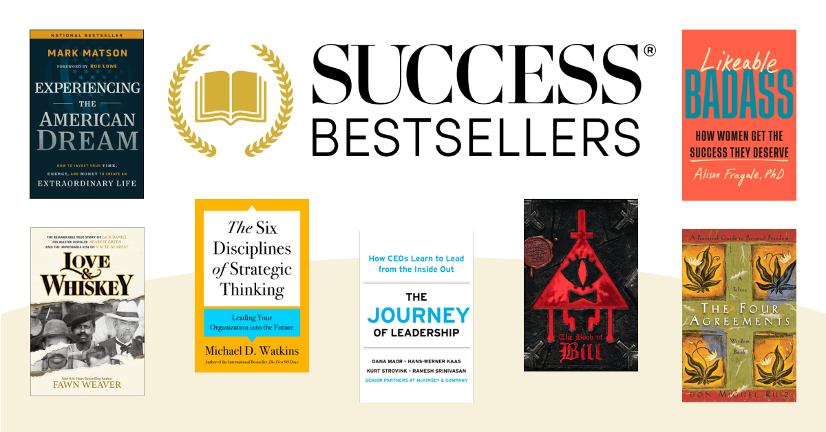 SUCCESS® Unveils Weekly Bestseller Lists Highlighting Trends in Personal and Professional Growth