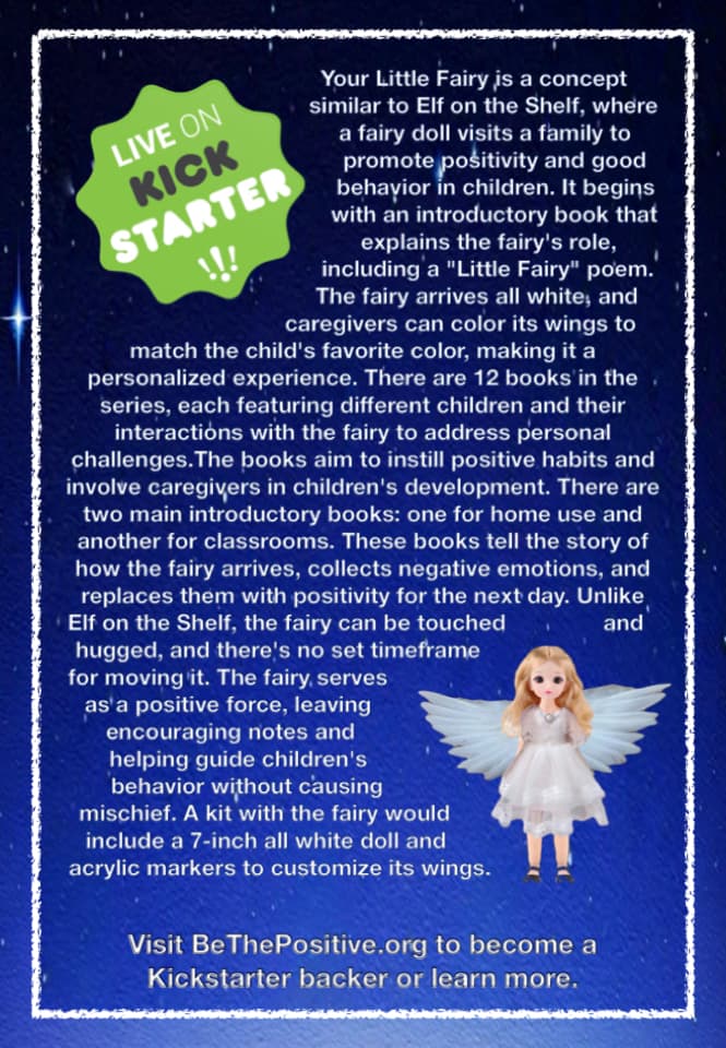 New 'Little Fairy' Book Series Launches Kickstarter Campaign to Support Children's Emotional Development
