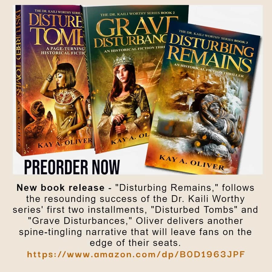 Kay A. Oliver Releases 'Disturbing Remains,' Continuing Acclaimed Thriller Series