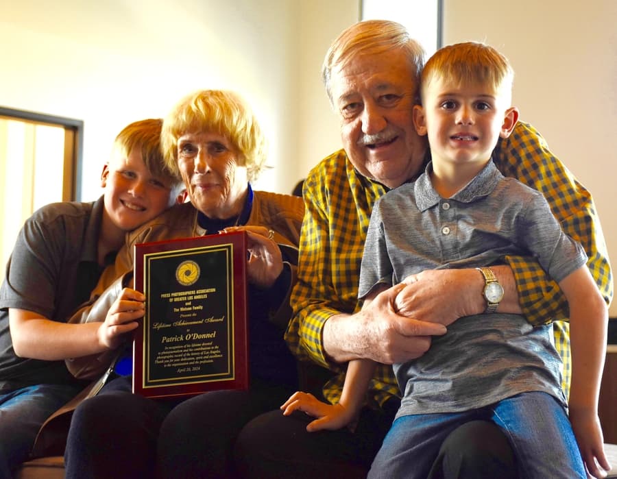 Veteran Photojournalist Patrick O'Donnell Honored with Lifetime Achievement Award